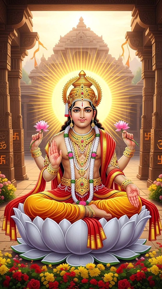 संपूर्ण जगत को प्रकाश और जीवन देने वाले‚ सत्य‚ शक्ति ऊर्जा प्रतीक - भगवान श्री सूर्य नारायण की अद्भुत अलौकिक दिव्य दर्शन।

ॐ सूर्यदेवाय नमः 🙏