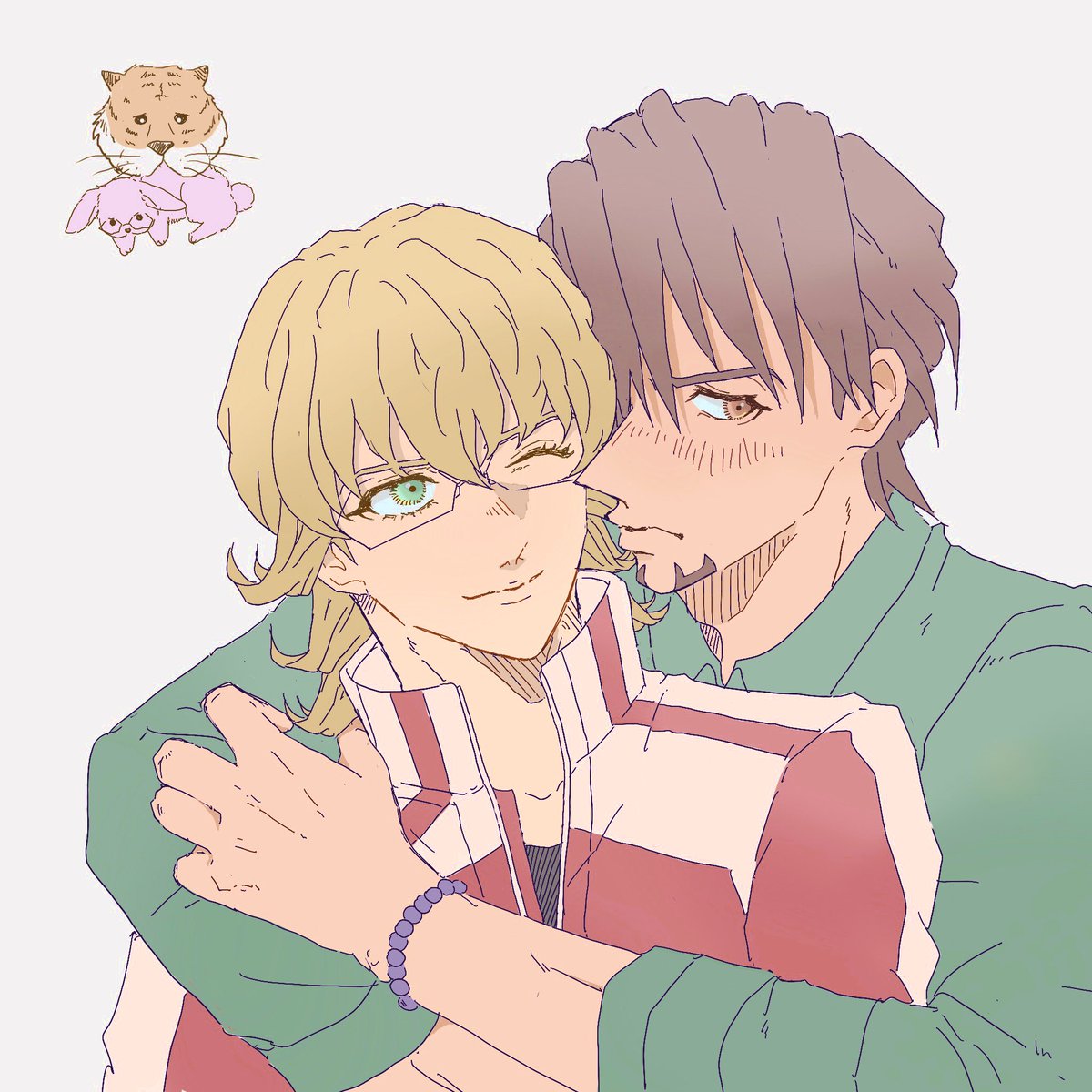 bbbb_kkkk_ttttt's tweet image. 「おれだけの🐰ちゃんで居てくれよぉ…」