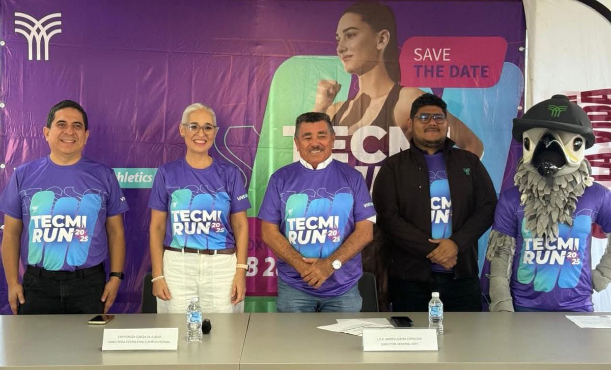Presentan la Primera Carrera Tecmi Run 2026 en Mérida <a href="/TecmilenioM/">TecmilenioMerida</a> <a href="/IDEY_oficial/">IDEY YUCATÁN</a> 

kora180.mx/presentan-la-p…