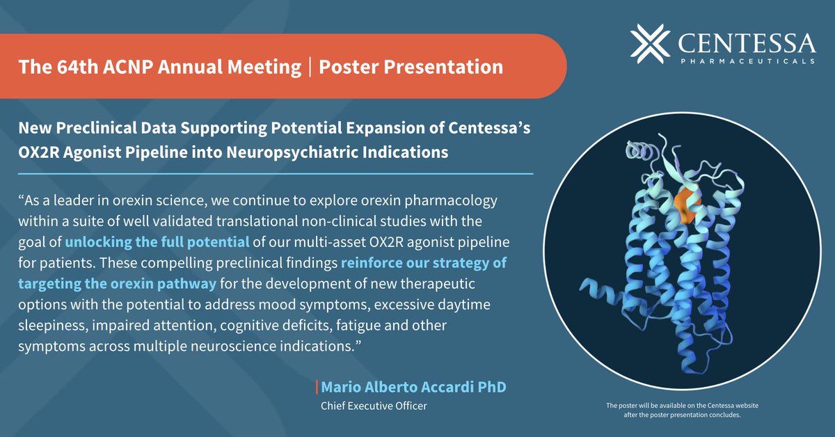Centessa Pharmaceuticals tweet media