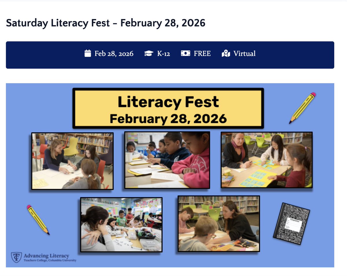 TC Advancing Literacy tweet media