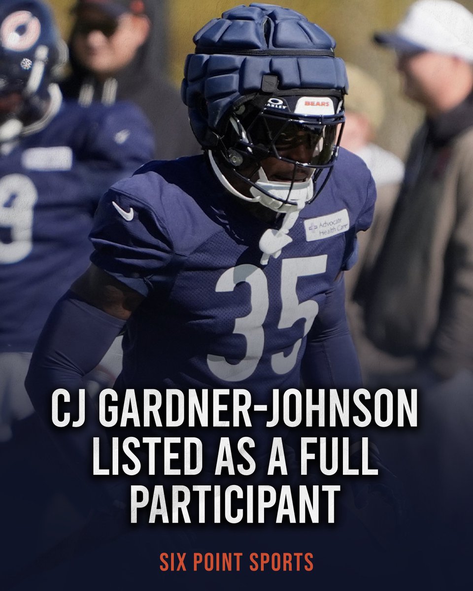 SixPointSports's tweet image. CJ Gardner-Johnson was listed as a full participant in today's walk-thru 👀