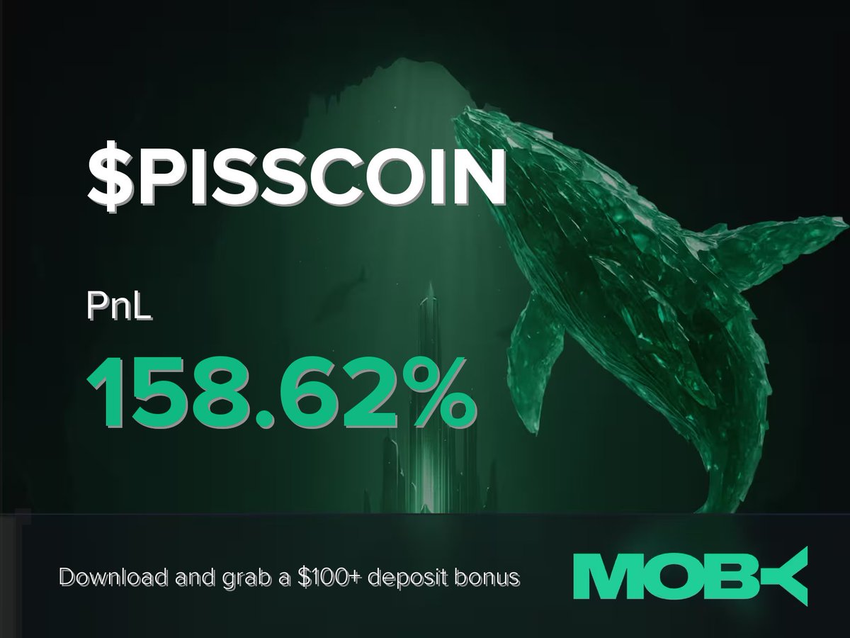 Win Alert 📈

A trader on Moby Mobile just closed a position of $PISSCOIN with a PnL of +158.62%.
