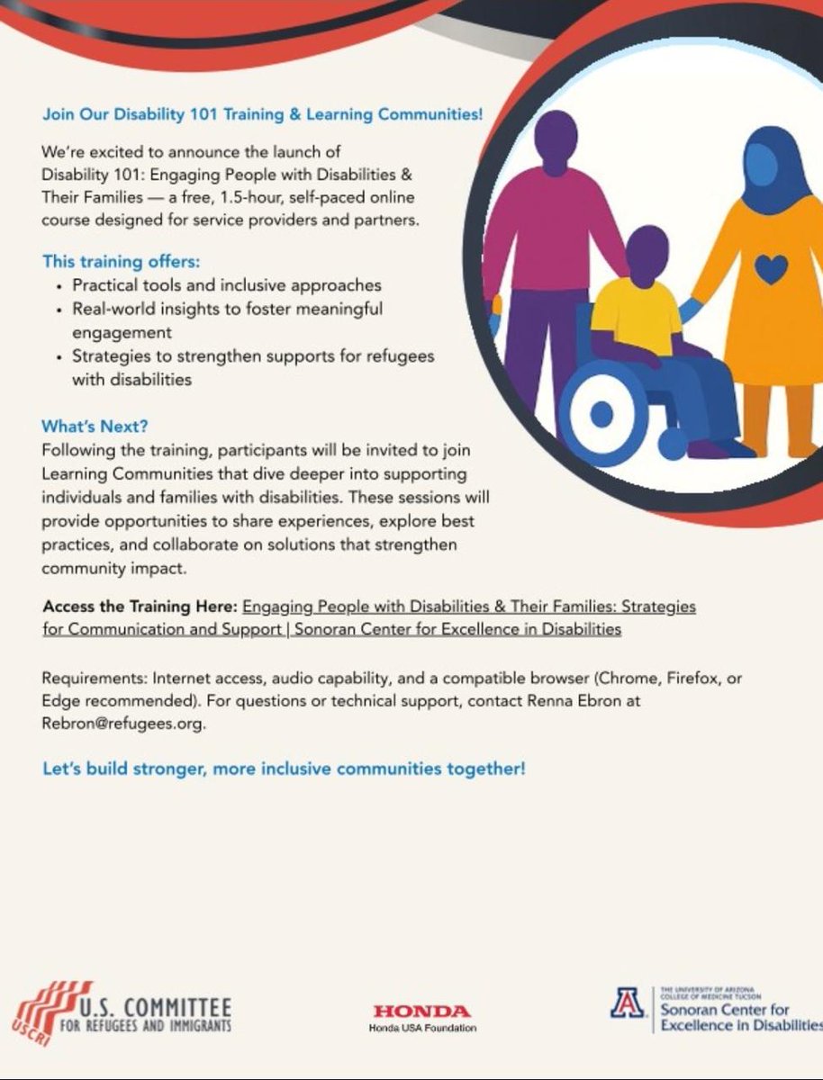 opportunitiesfy's tweet image. 🌟 Free online course: Support people with disabilities &amp;amp; families. Earn 1.5 CHES/CPEU credits!
🔗 wp.me/p23f03-iA0
#DisabilitySupport #InclusiveEducation #FreeCourse