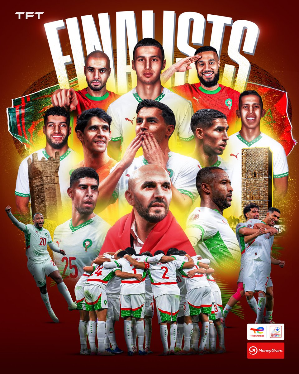 TFT_Morocco's tweet image. 🚨 𝗟𝗘 𝗠𝗔𝗥𝗢𝗖 𝗘𝗦𝗧 𝗤𝗨𝗔𝗟𝗜𝗙𝗜𝗘́ 𝗣𝗢𝗨𝗥 𝗟𝗔 𝗙𝗜𝗡𝗔𝗟𝗘 𝗗𝗘 𝗟𝗔 𝗖𝗔𝗡 𝟮𝟬𝟮𝟱 ! 🇲🇦❤️

INCROYABLE, C’EST HISTORIQUE 🇲🇦🥹