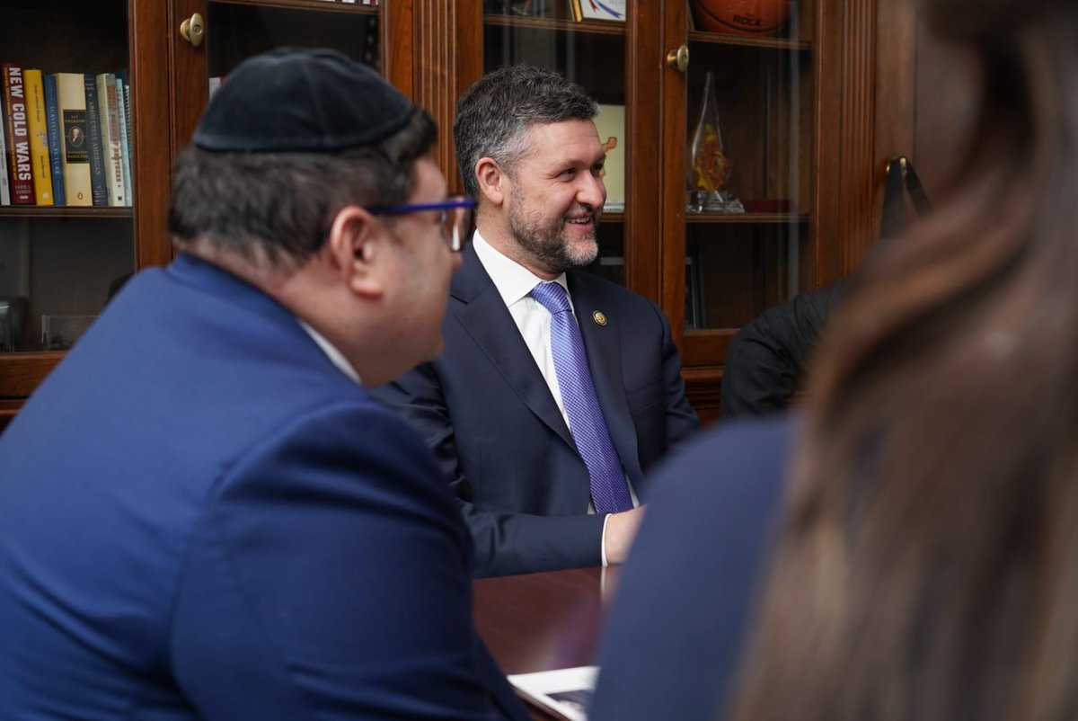 Appreciated the opportunity to discuss the Non-profit Homeland security grant and how we keep our Houses of Worship safe and communities  safe from the rising threats with <a href="/RepPatRyanNY/">Rep. Pat Ryan</a> at Agudath Israel’s NY Mission to Washington