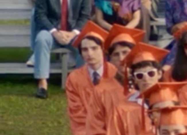 trevspengIer's tweet image. The most obvious detail ever but I like how Mike is in the back at graduation because his last name is Wheeler