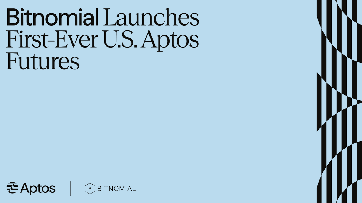 Aptos's tweet image. One step closer to an Aptos ETF in the U.S.

@Bitnomial's launch today of the first-ever U.S. Aptos futures connects the Aptos ecosystem with traditional capital markets. Read @TheStreet's write-up on the announcement ft. @AptosLabs' CBO @SolomonTesfaye_:

thestreet.com/crypto/innovat…