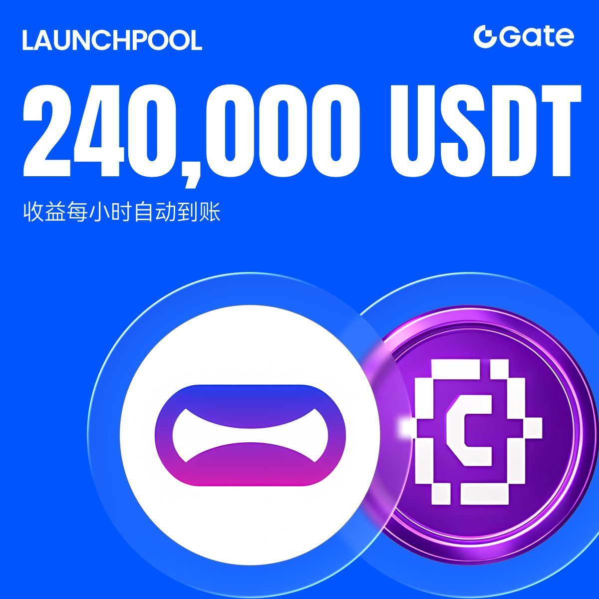 Gate #Launchpool 24万美金空投待领取！一键质押，轻松赚取潜力新币🔹 质押代币：$BTC $ETH $GUSD 等🔹  质押即可赚取：140,000 $DN & 955 $CODEX 🔹 享高达