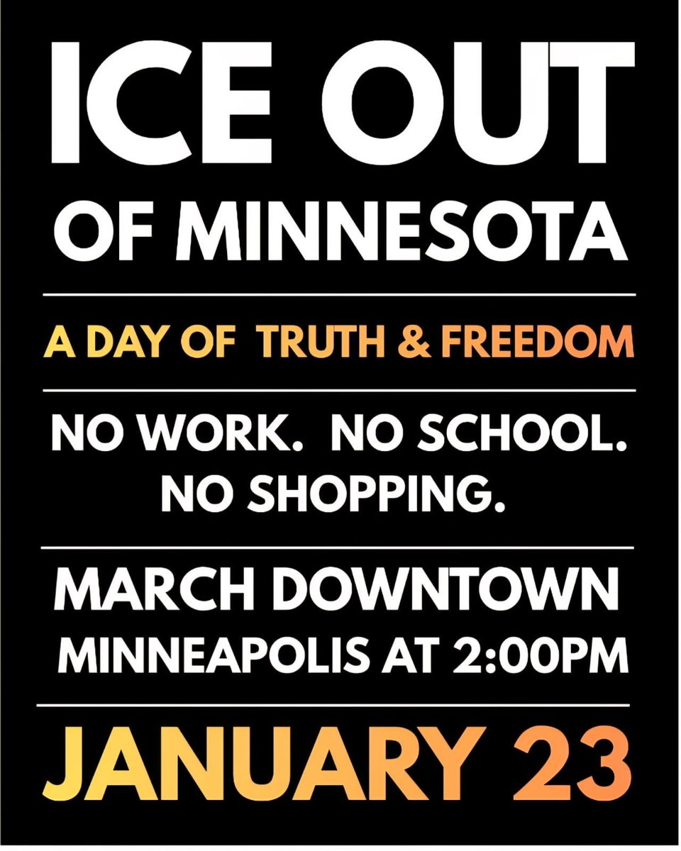 Lfelizleon's tweet image. Big news: Mass strike in Minnesota? If you care about working people, democracy, &amp;amp; basic human decency, here’s where the labor movement is drawing the battle lines for dignity, freedom, and justice for all. Info:workdaymagazine.org/we-are-facing-…