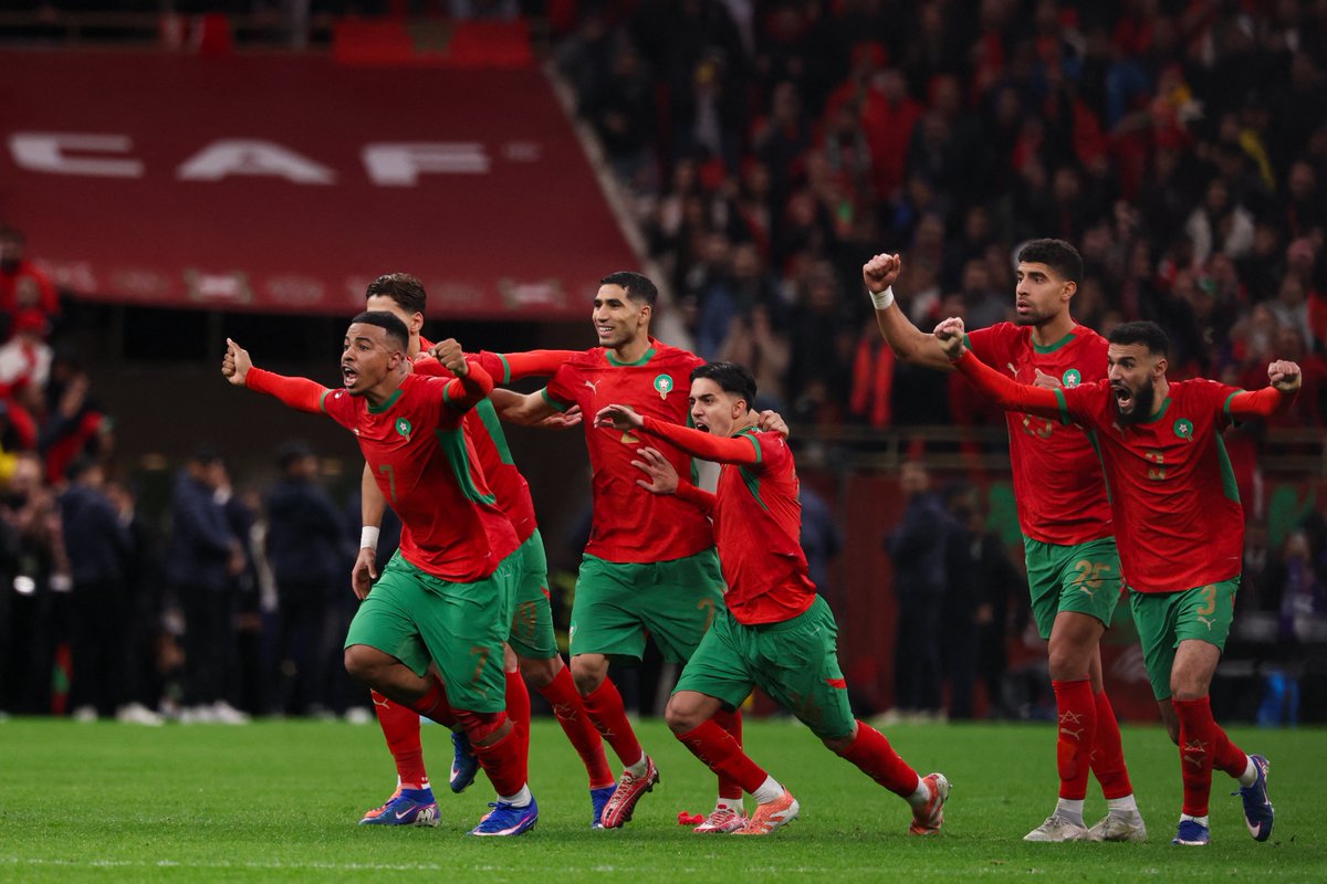 OptaJoe's tweet photo. 2 - Morocco have won their two penalty shoot-outs under Walid Regragui:  

✅vs Spain, World Cup 2022 
✅vs Nigeria, AFCON 2025  

Lions🦁 https://t.co/A47tGxTrhi