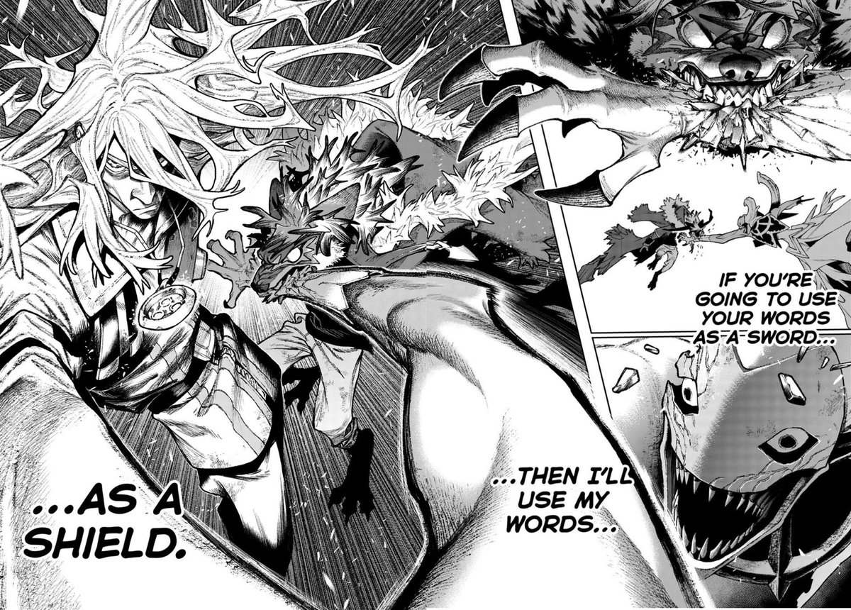 the 2 best mangas right now both come out on Tuesday and mfs are still talking bout some “chainsaw man part 2” ✌️😂
