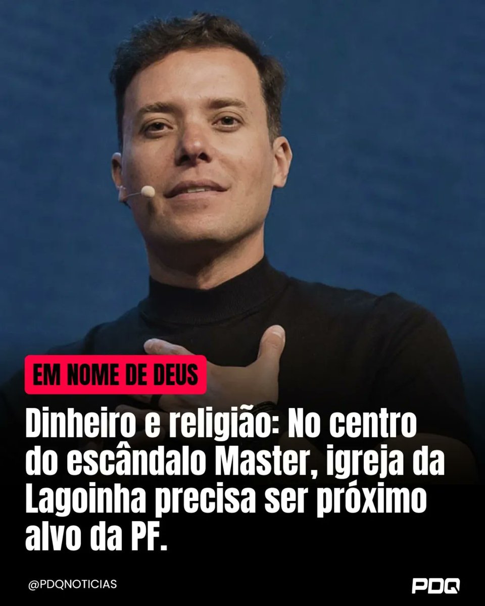 EleicaoBr2026's tweet image. 🚨Dinheiro e Religião: No centro do escândalo Master, igreja da Lagoinha precisa ser próximo alvo da PF

Em nome do Pai, do Filho e do... Banco Master? 🙏💸A Polícia Federal interceptou o que parece ser a nova "terra prometida" dos patriotas: Dubai. A prisão do pastor e…
