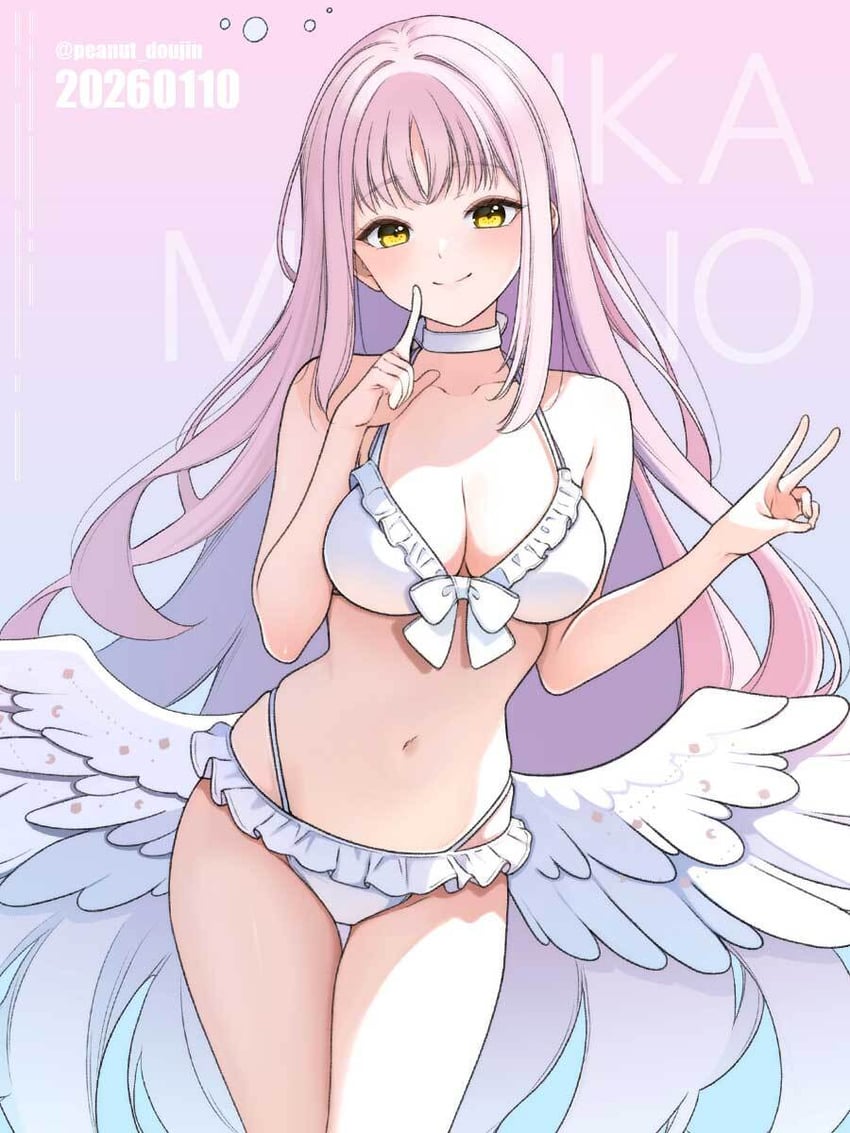 MikaDailybeauty's tweet image. Artist: hanako (peanut)