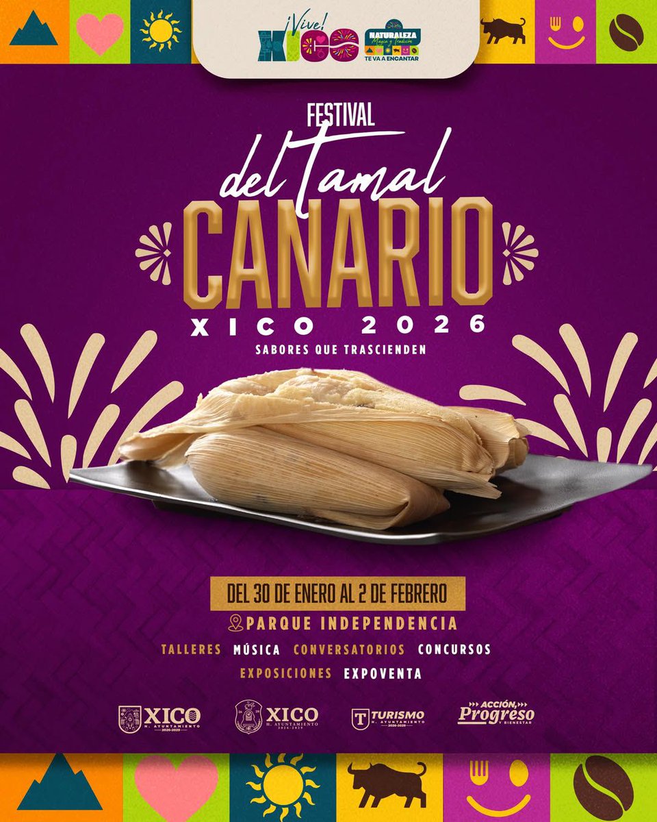 Xico relanza el Festival del Tamal Canario con talleres, concursos y 45 mil tamales
veracruzenlinea.com/2026/01/xico-r…