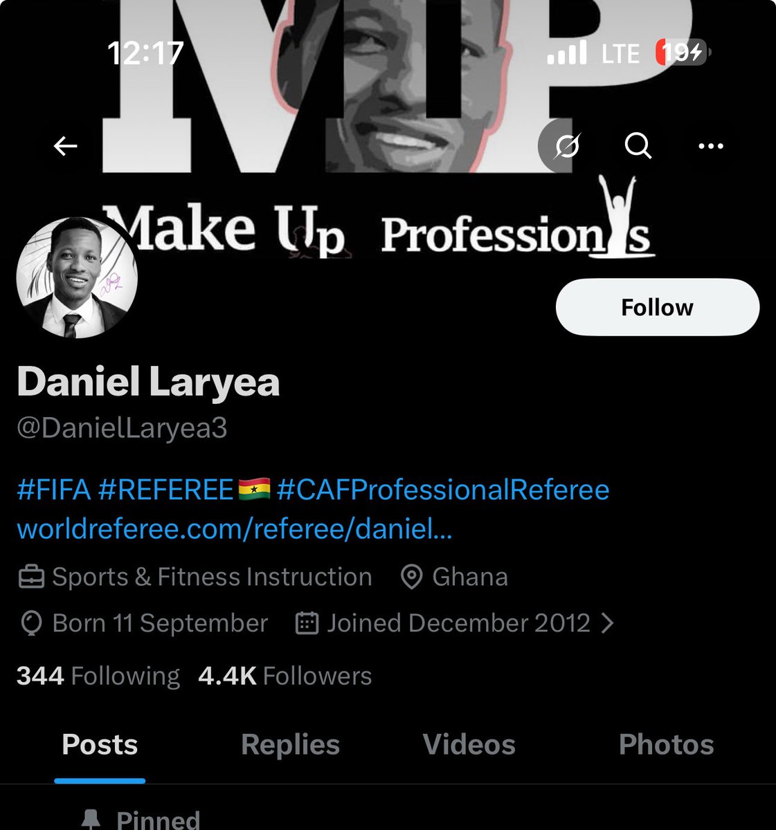 ErNelsty's tweet photo. @NigeriaStories This guy supposed hear am this night. He tried every means to frustrate our players. 
Take his account down https://t.co/AwpNXlq6TX