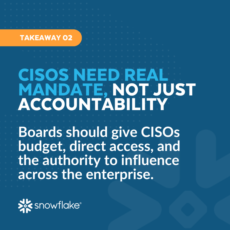 Snowflake's tweet photo. Resilience is an ecosystem, not a solo mission. 🤝 Tool sprawl is the silent tax on your security outcomes—it’s time to simplify, integrate, and automate.

See the 4 key takeaways for CISOs from the latest @WEF white paper.