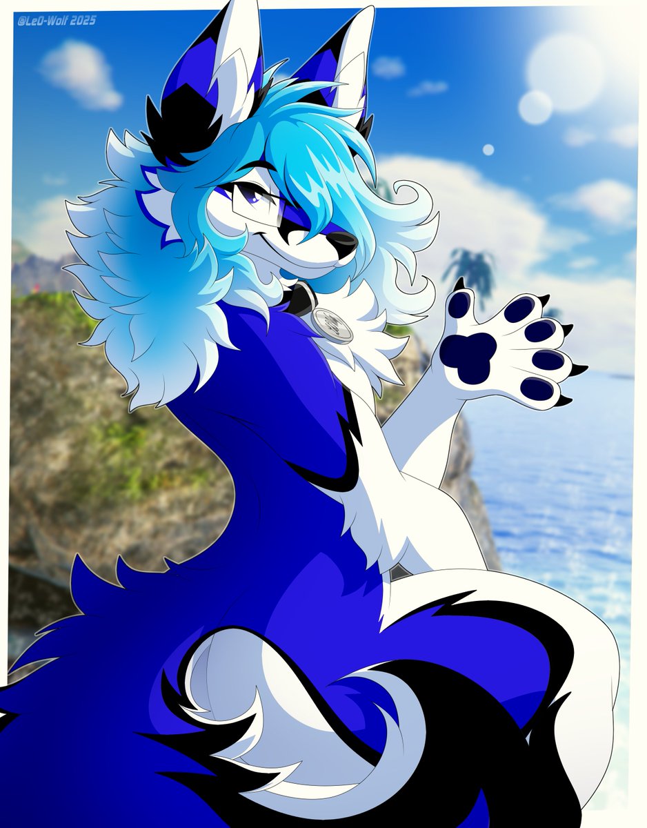 Le0_wolf's tweet image. Just enjoying the day 🫶
#furryart #furry