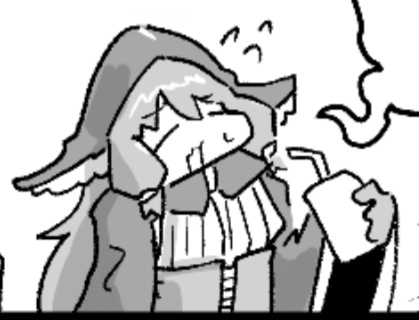 一方…ガトウマンは千切ったチョココロネみたいな手をずっと描いていた 