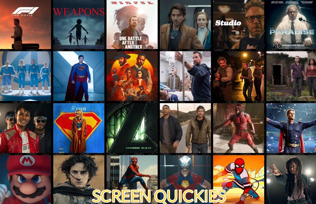 Screen Quickies Ep. 56: 2025 Favorite TV &amp; Movies and 2026 Most Anticipated TV &amp; Movies

#Cleveland #WhatsYourFandom #ApplePodcast #AppleMusic #Spotify #iHeartRadio #Movies #TV #SpiderMan #DoctorDoom #AvengersDoomsday #Avengers #Supergirl #StrangerThings #XMen #TheBoys