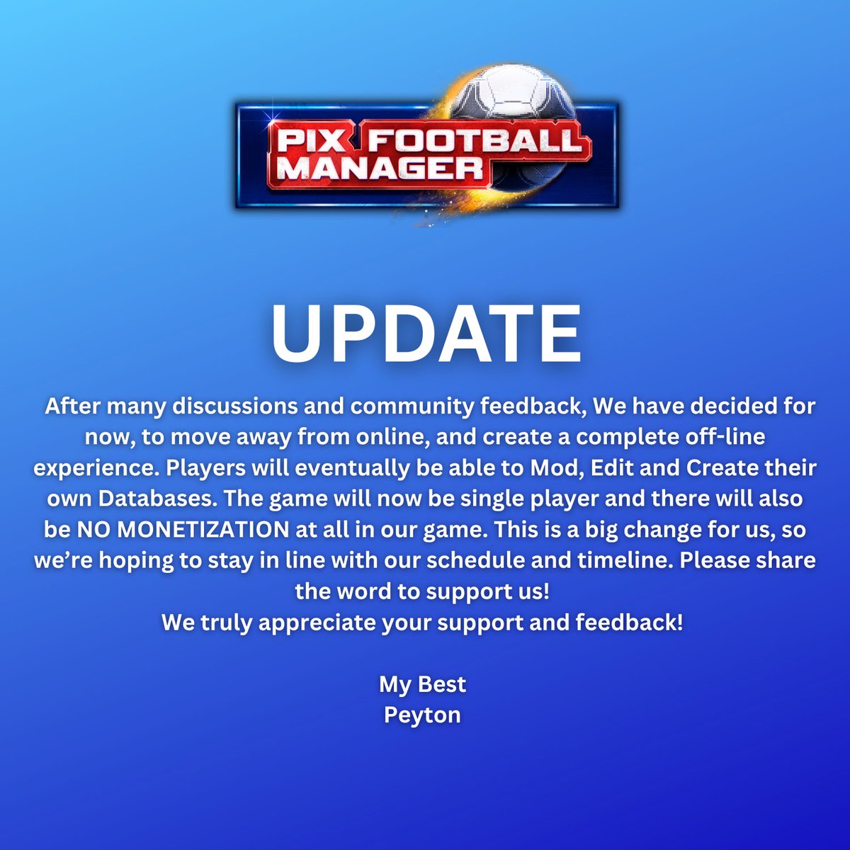 PIXFMANAGER's tweet image. BIG UPDATE! Please read 🙏🏻