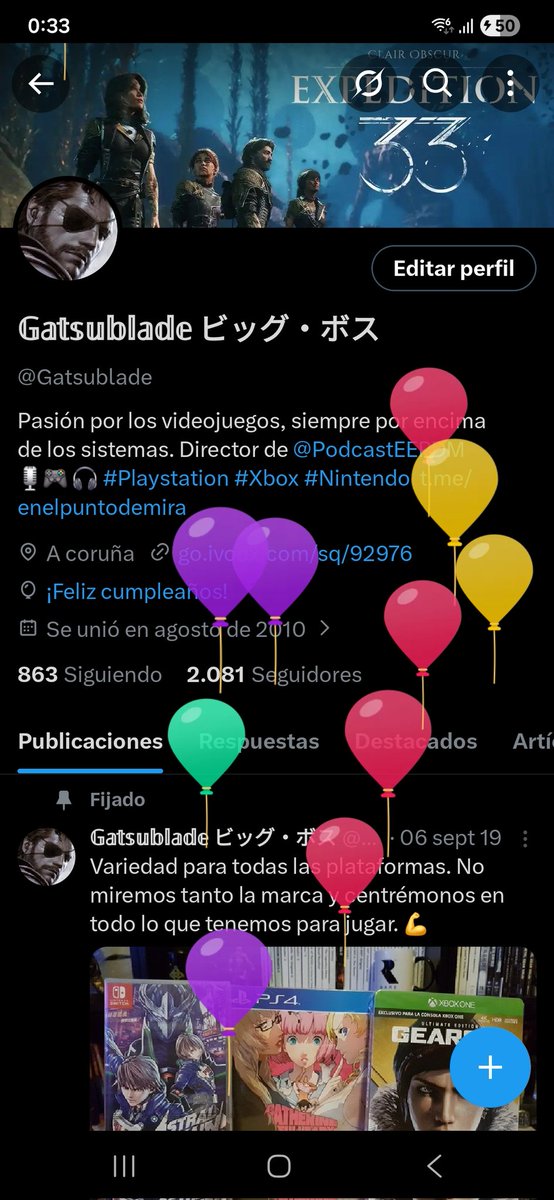 Ni un globo azul <a href="/PlayStationES/">PlayStation España</a> ¿que está pasando aquí? 😎