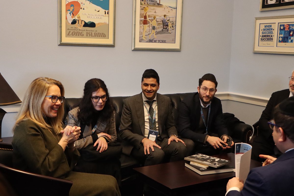 Pleased to welcome Rabbi Silber, Chaskel Bennet and members of <a href="/AgudahNews/">Agudath Israel of America</a> from Nassau County to discuss the issues that matter most to our Jewish community on Long Island.