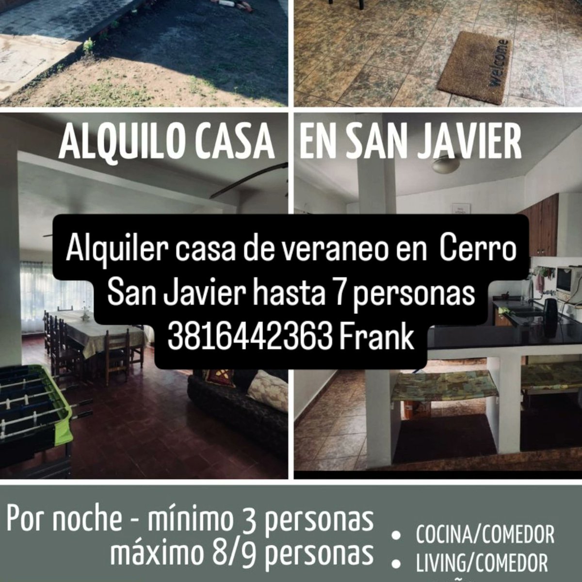 FranDavo1's tweet photo. Alquiler casa de veraneo https://t.co/3P9083GRez