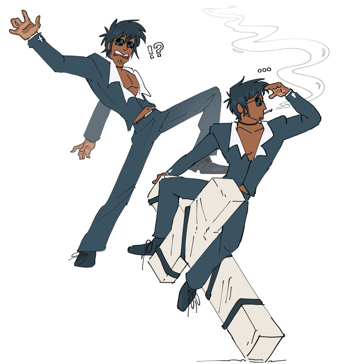 Skeptiql_'s tweet image. Sketchless poses, more Wolfwood
#TRIGUN