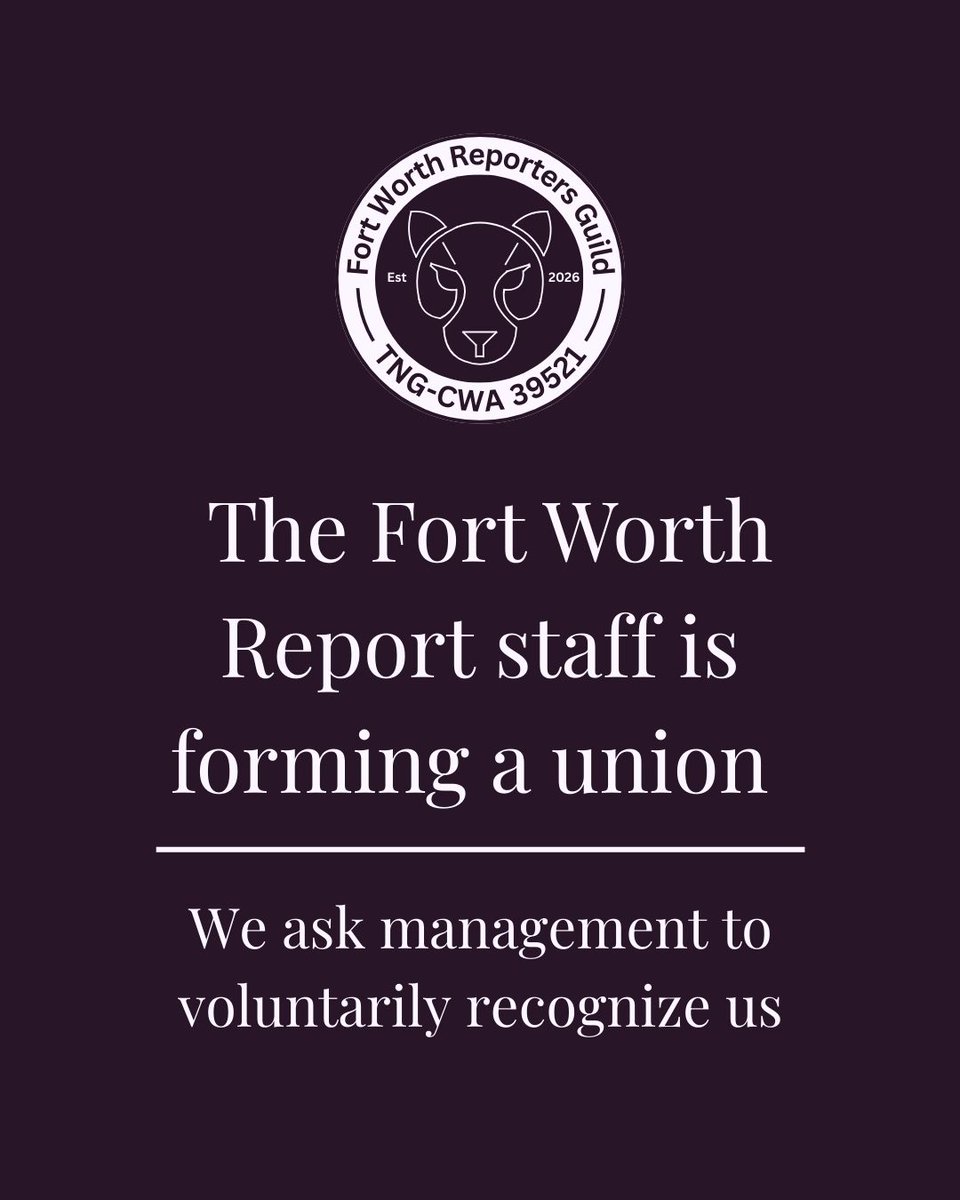 Fort Worth Reporters Guild tweet media