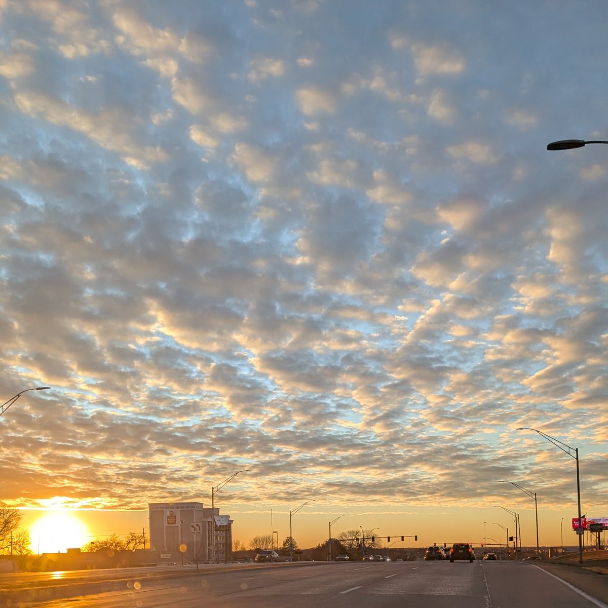 Getting lighter later!