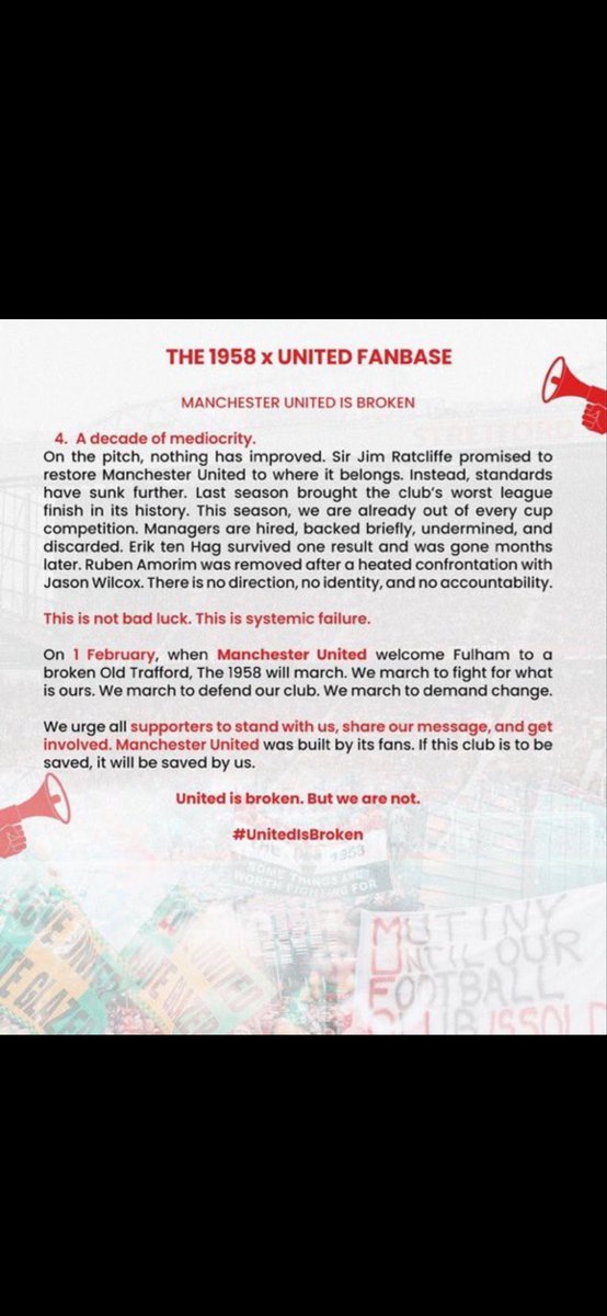 Unitedfans2023's tweet image. #UnitedIsBroken #MUFC