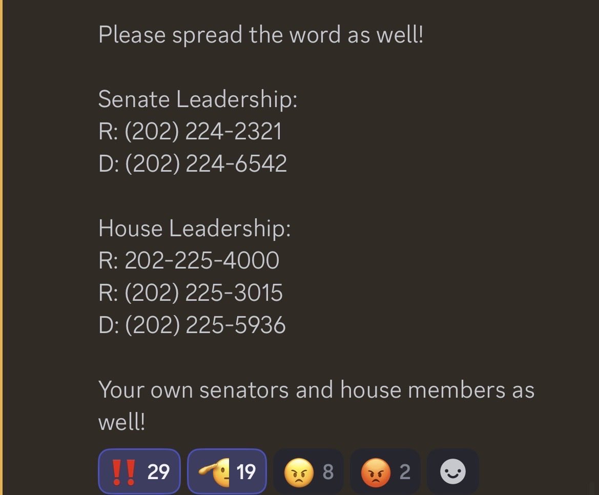 Yuno_Magic's tweet image. While it is a hearing, its still worth calling your reps over your opposition to this!! 

VOICE MAILS ALSO COUNT!!! You can theoretically call them at 1AM and itll send. Just be polite and follow the instructions in the source i sent below