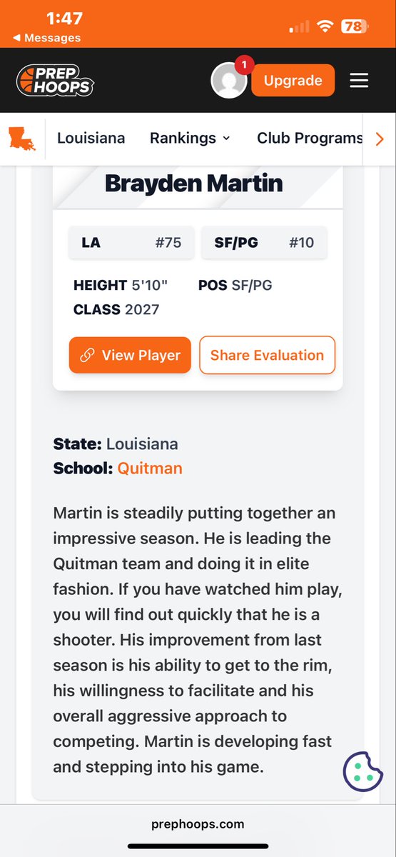 Brayden_m00's tweet image. Blessed!! @cpt_tatum  @PrepHoops  #underdog #classof27 #Louisiana