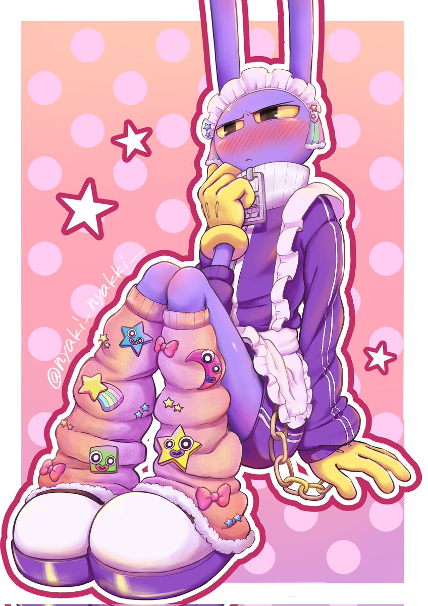 nyaki_nyakki_'s tweet image. ジャージメイド🐰💜