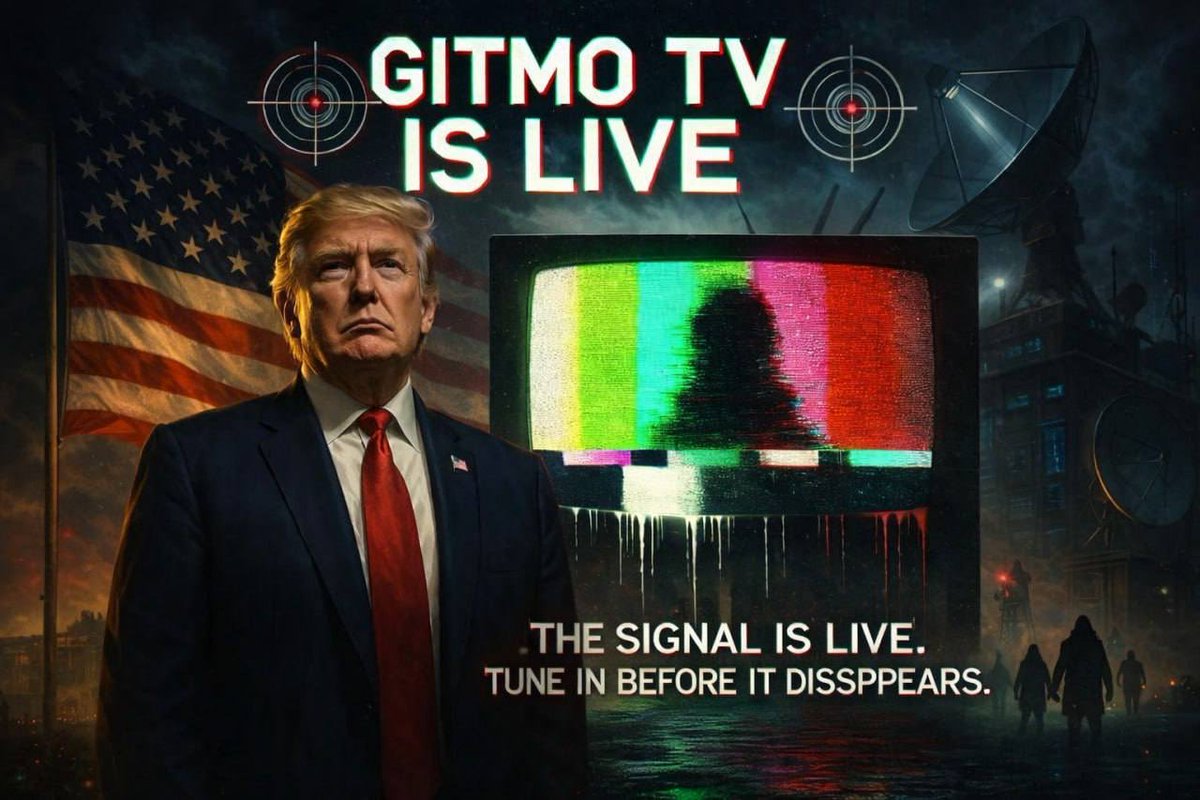 Q_Source3's tweet image. 🚨 PRESIDENT TRUMP CONFIRMS: GITMO TV LIVESTREAM INCOMING!

THE FIRST ARRESTS HAVE BEGUN.
GITMO CELLS ARE PREPARED.

NAMES HAVE BEEN MARKED!
JOIN NOW👇
@Q_Source3