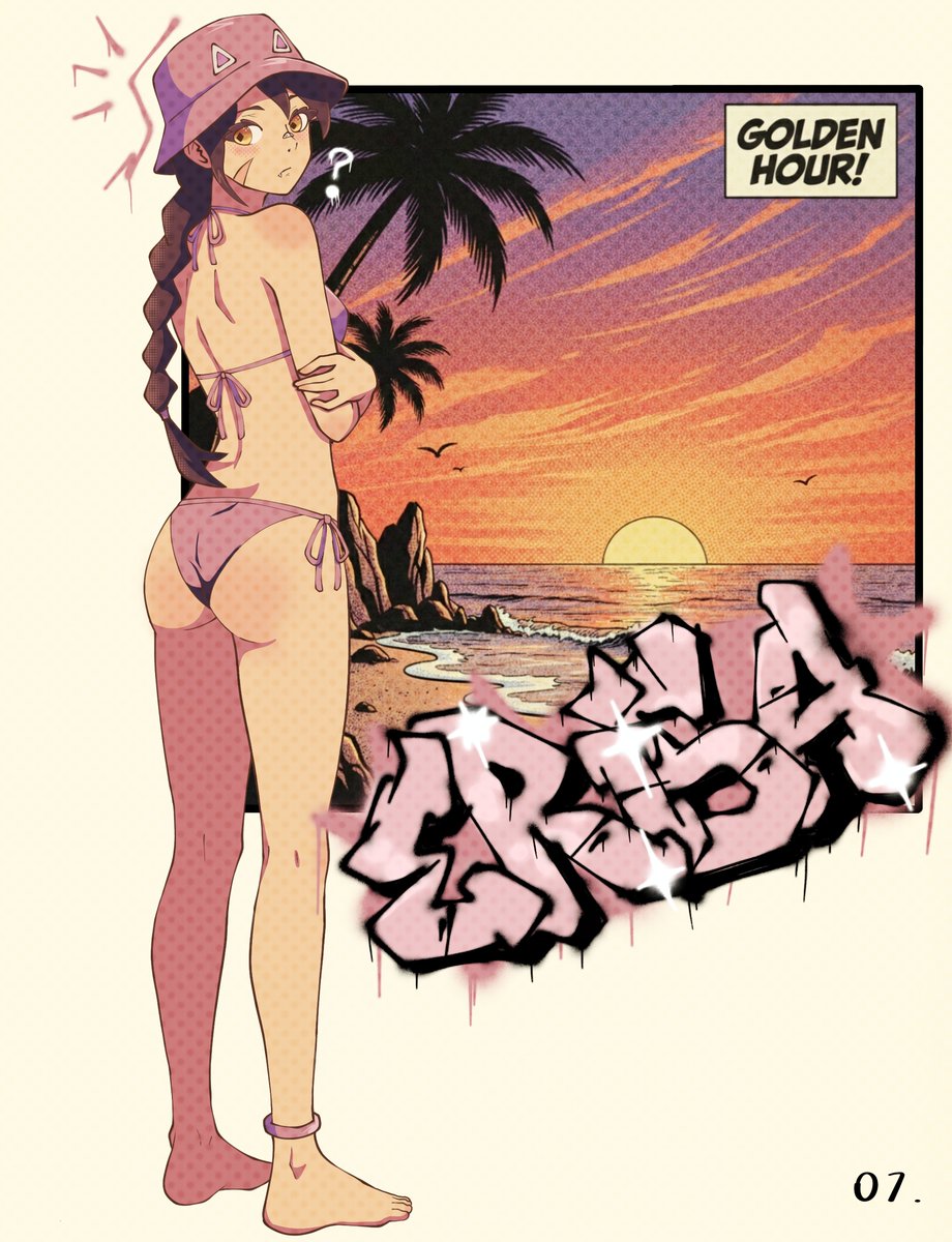 VolticCore's tweet image. Sometimes you just have to look back… and enjoy the moment🌴☀️

High-resolution version available via bio.
#ERiSA #FortniteArt