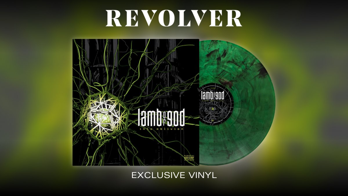 Revolvermag's tweet image. Lamb of God have announced their new album, 'Into Oblivion,' and we've got an exclusive "green smoke" vinyl variant. 

Strictly limited — order yours! shorturl.at/YkK1i