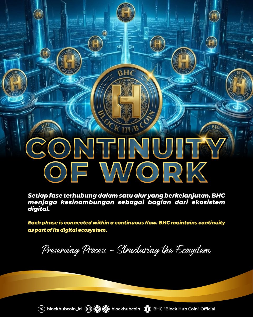bhcofficial_id's tweet photo. Membangun ekosistem digital yang solid, terstruktur, dan berkelanjutan bersama BHC. π‘π
#BHCCommunity #BlockHubCoin #BlockchainEcosystem #DigitalAsset #Web3Indonesia https://t.co/lrwHCgX6EN