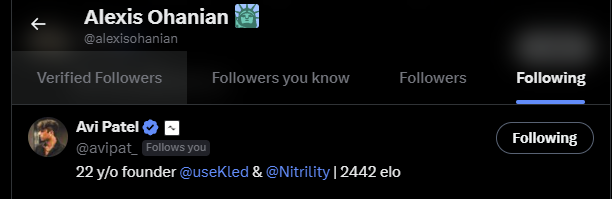 astaso1's tweet image. alex ohanian the founder of reddit , david holz the founder of midjourney, andy fang the founder of doordash, and countless vcs all followed avi in the last 2 hours.

the world will know kled.