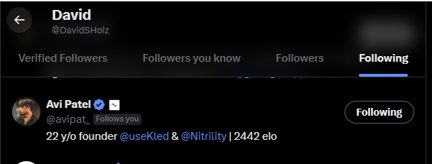 astaso1's tweet image. alex ohanian the founder of reddit , david holz the founder of midjourney, andy fang the founder of doordash, and countless vcs all followed avi in the last 2 hours.

the world will know kled.