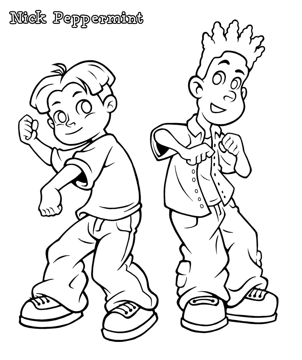 Nick_Peppermint's tweet image. The friendship of these two is very adorable, this is 10/10 sitcom
Here's line art and flat colors
Later days 👋