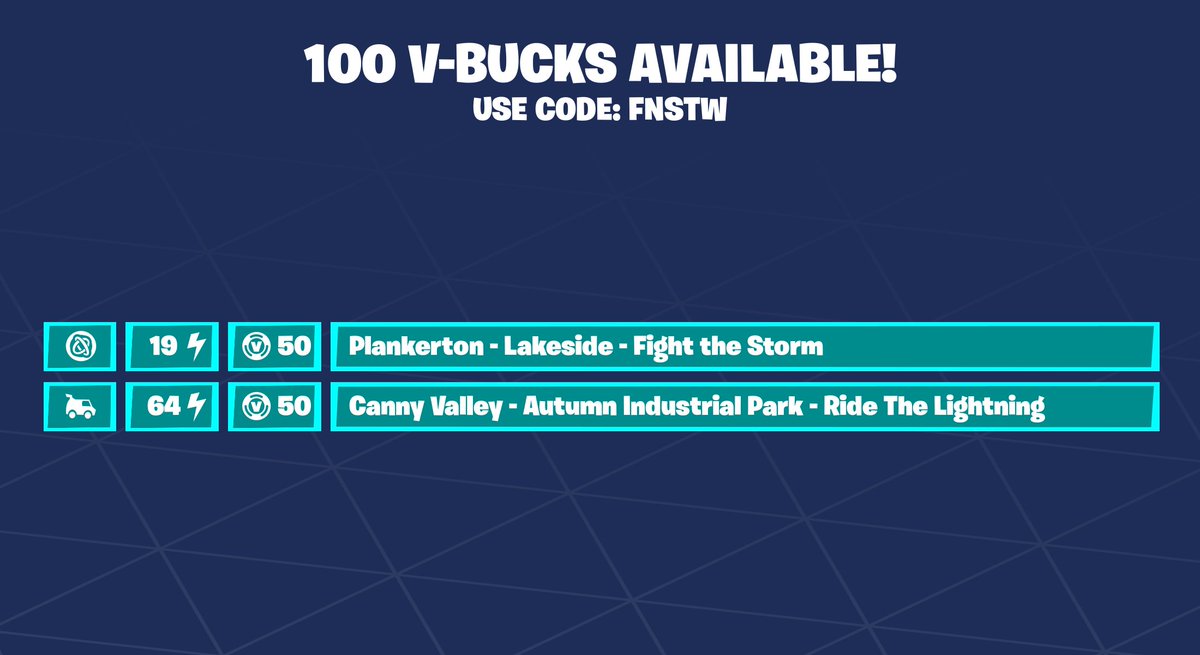 Fortnite_STW's tweet image. 100 Vbucks!

Use Code FNSTW to support me! #ad