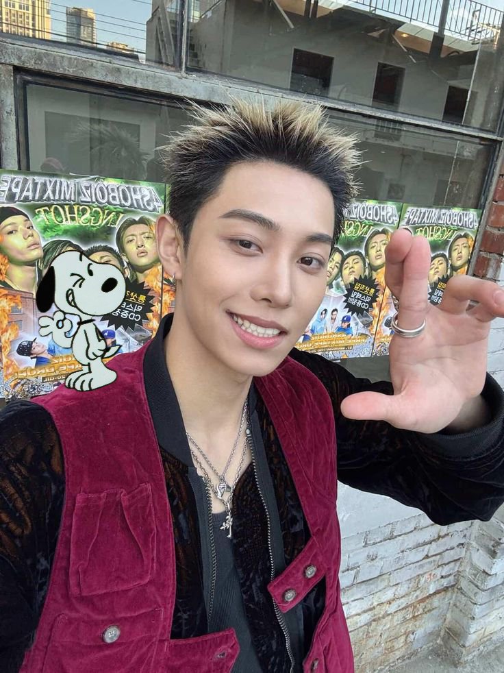 ryuIsn's tweet image. ryul  x  snoopy, they're besties btw