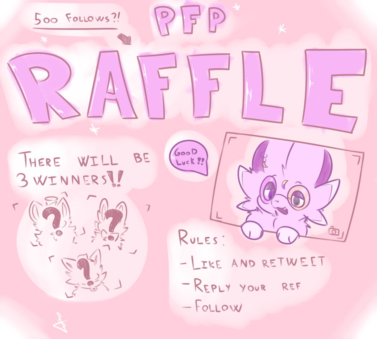 Since i got 500 now.. Why not?! 

#raffle