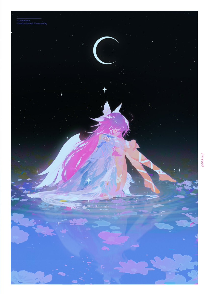 Dioknarf's tweet image. Columbina 

#GenshinImpact #GenshinMoonInvitation #Columbina #GenshinImpactXbox