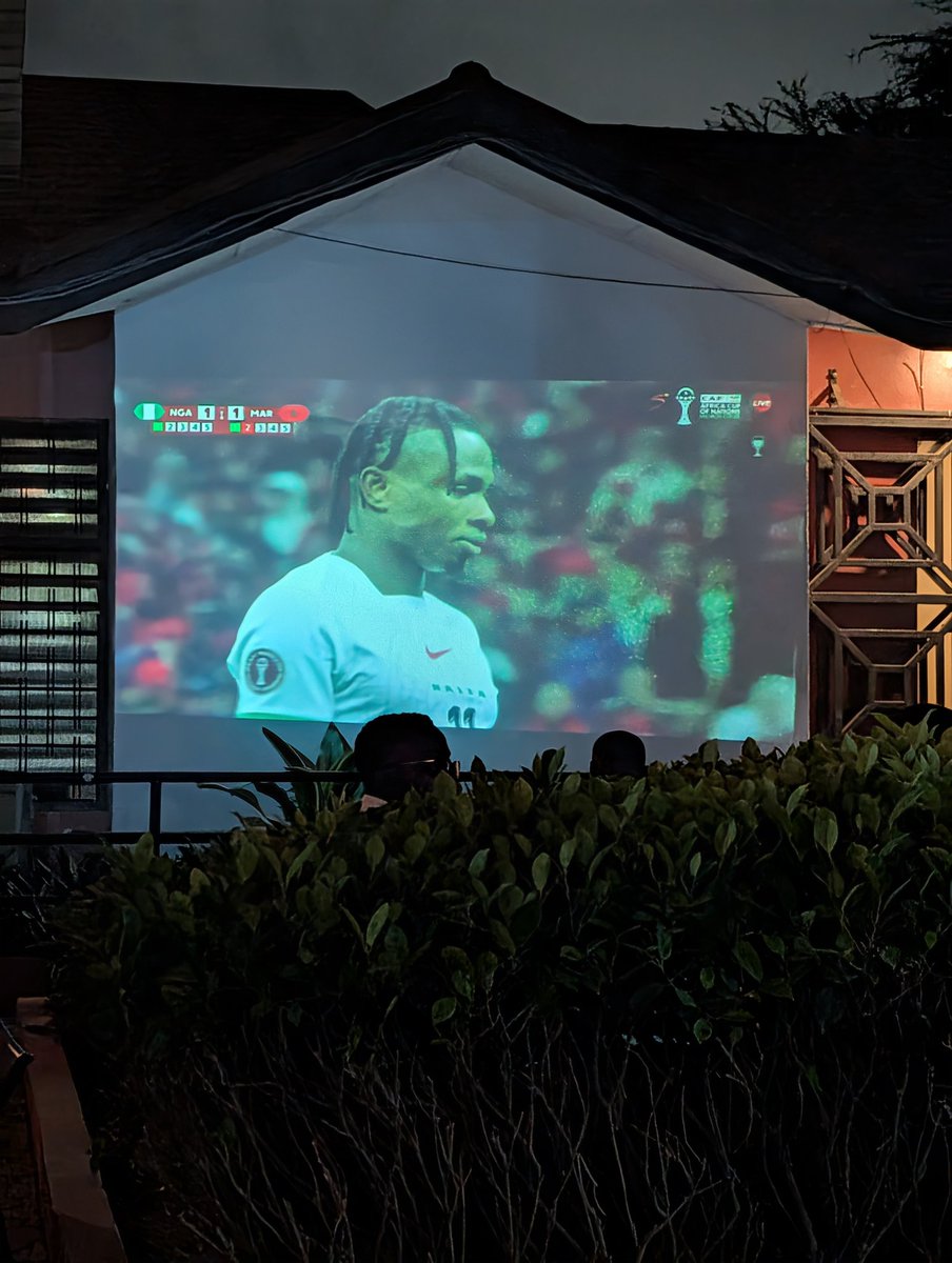 Watched from the game ib Accra at a spot in East Legon 🇬🇭. 

A few Nigerians present with plenty of Moroccan's / Nigeria haters in attendance. 

#AFCON2025