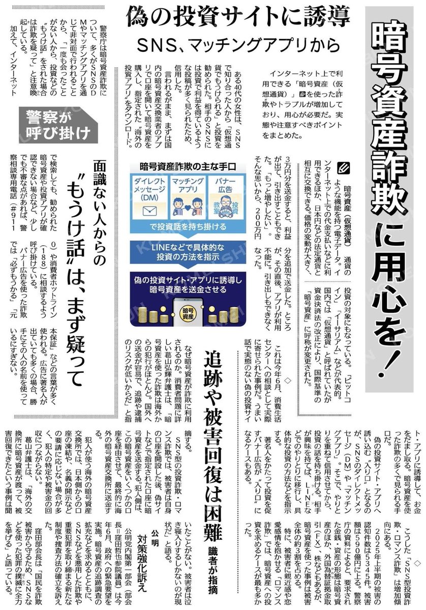 インターネット上で利用できる「暗号資産（仮想通貨）」を使った詐欺やトラブルが増加しており、用心が必要です #暗号資産 #RICE