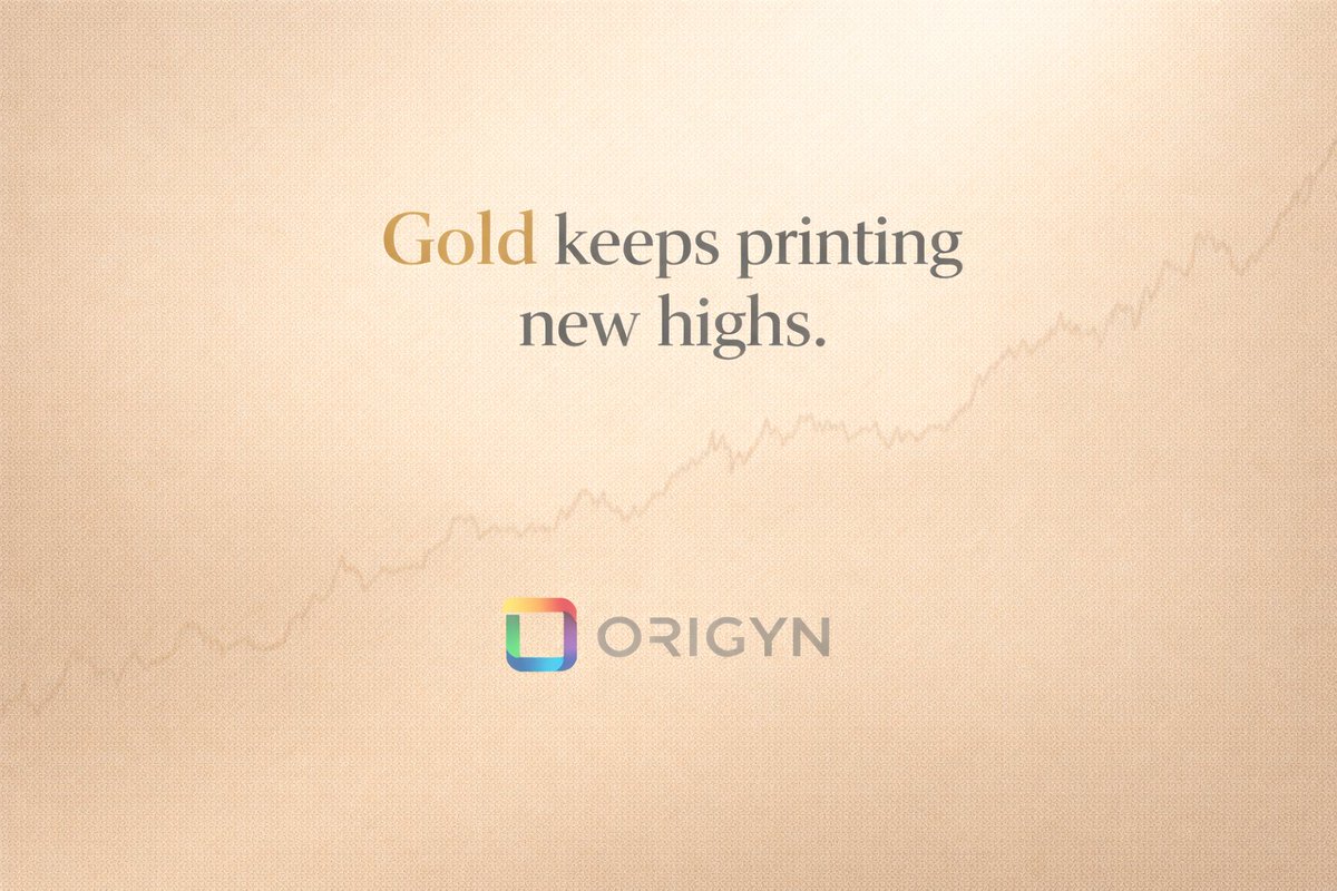 Gold keeps printing new highs 🏆 

Not because it’s exciting.
Because it’s trusted.

GLDT