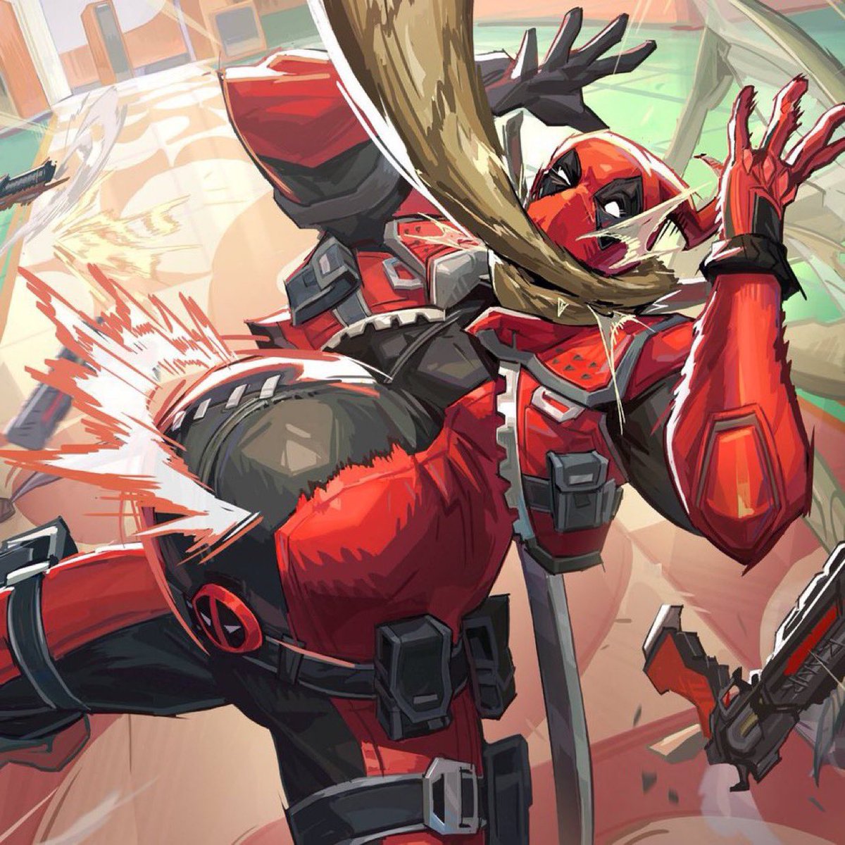 TimelyDeadpool's tweet image. The baby is logans🙂‍↕️ #poolverine #deadpool